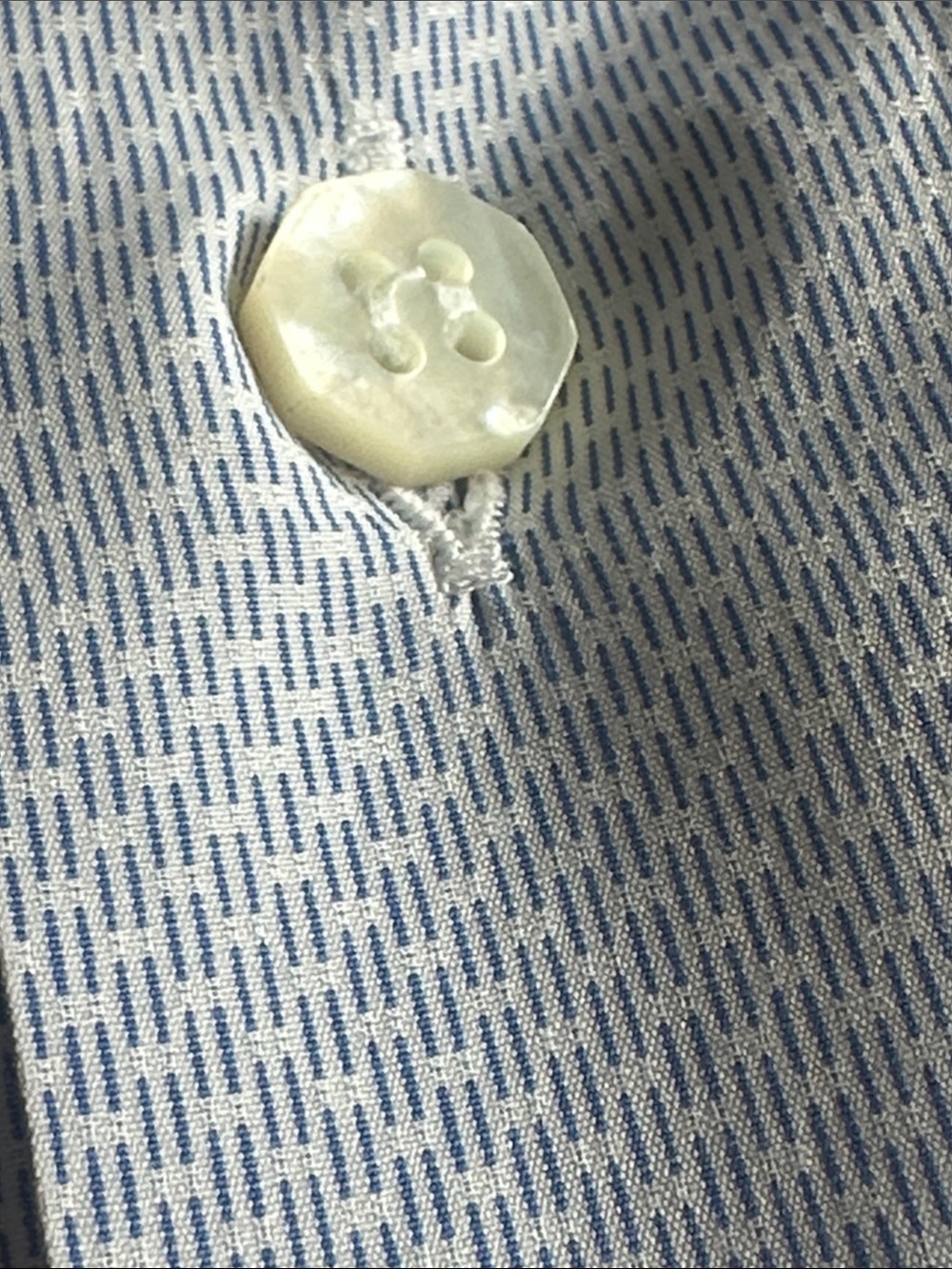 Stefano Ricci Light Blue Micro-Pattern Dress Shirt - Picture 3 of 6